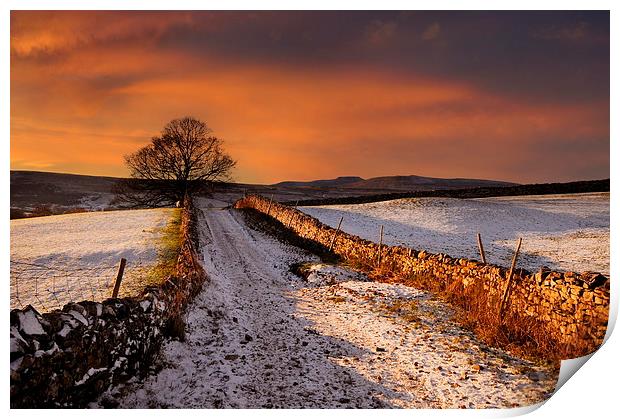 A dales way Print by Robert Fielding