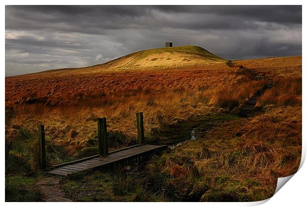 rivington pike Print by Robert Fielding