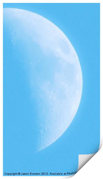 Mooning All Day Print by J J Everson