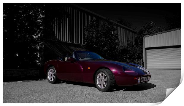 TVR Griffith Print by John Boekee