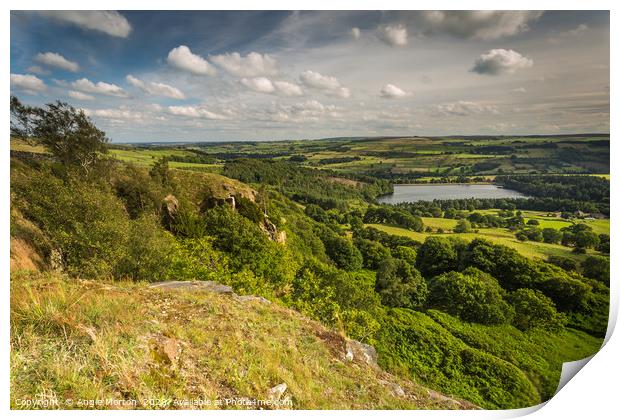 Agden from Rocher Head Print by Angie Morton