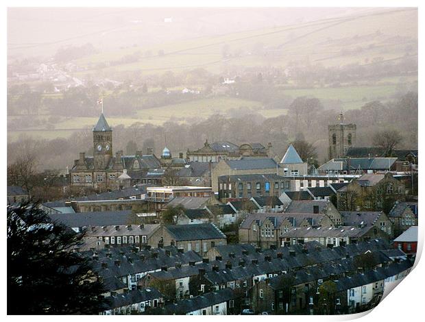 Rooftops and Towers Print by Graham Tipling