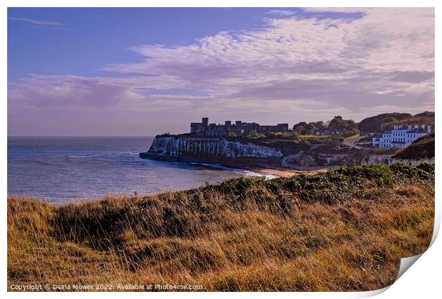 Kingsgate Bay Kent Print by Diana Mower