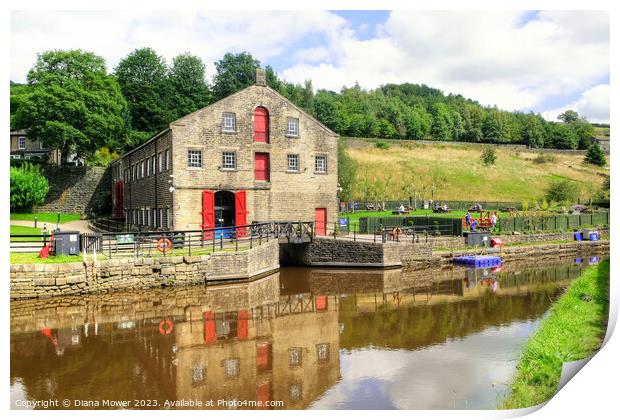Standedge Visitor Centre Yorkshire. Print by Diana Mower