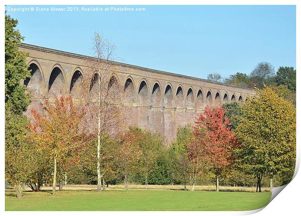 Chappel Viaduct Essex Print by Diana Mower