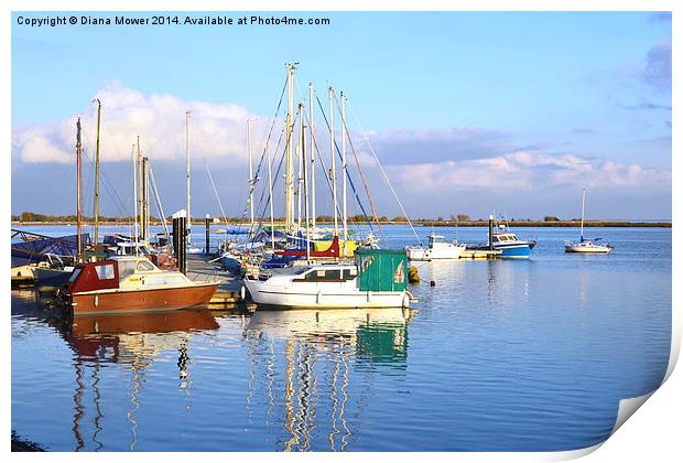 Heybridge Basin Print by Diana Mower