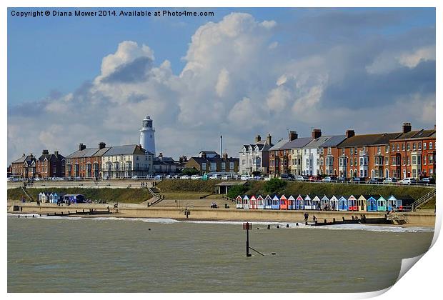  Southwold Print by Diana Mower