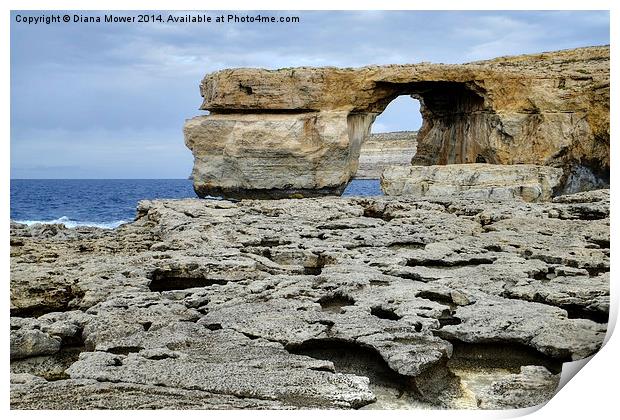 The Azure Window  Print by Diana Mower