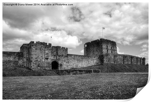 Carlisle Castle  Print by Diana Mower