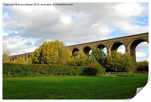  Chappel Viaduct Print by Diana Mower
