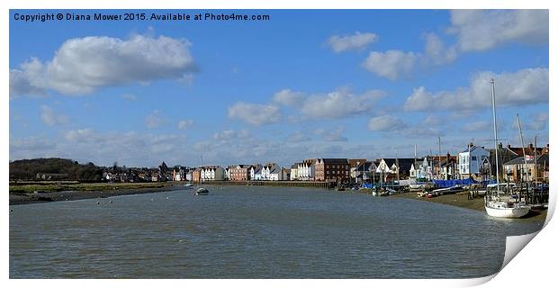 Wivenhoe Essex  Print by Diana Mower