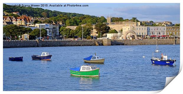  Weston-super-Mare Somerset. Print by Diana Mower