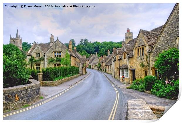 Castle Combe   Print by Diana Mower