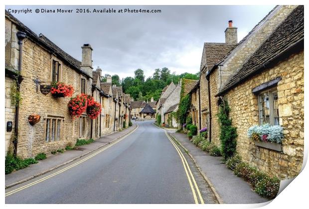 Castle Combe  Print by Diana Mower
