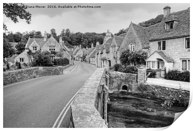 Castle Combe  Print by Diana Mower
