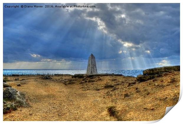 Portland Obelisk Print by Diana Mower