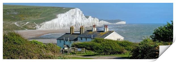 The Seven Sisters panorama Print by Diana Mower