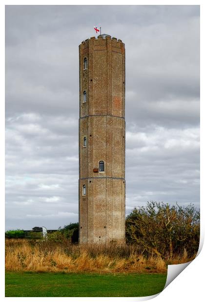 The Naze Tower Print by Diana Mower