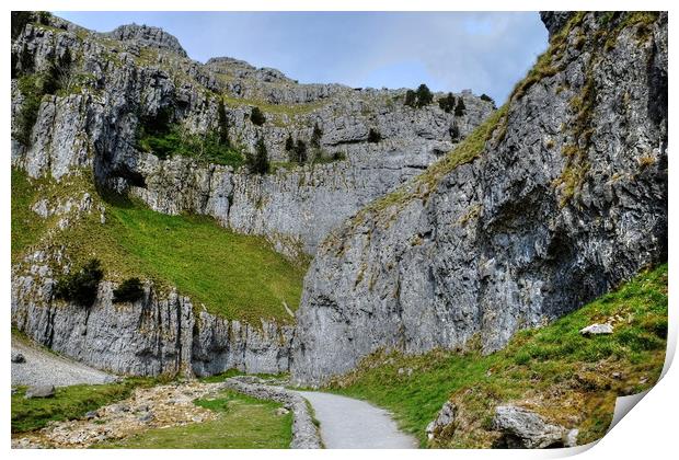 Gordale Scar Yorkshire Print by Diana Mower