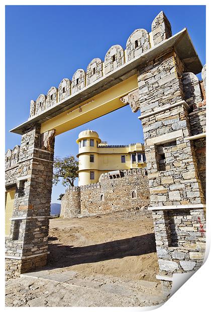 Concept Royal Kumbhalghar Palace Villas Gateway Print by Arfabita  