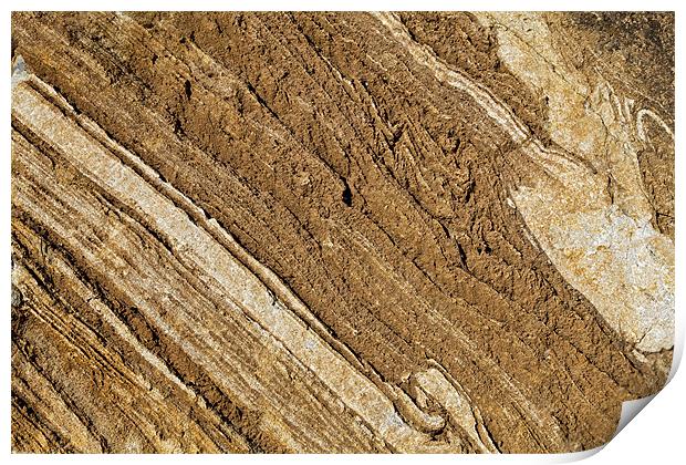 Rajasthan Sandstone Marble Streaks Print by Arfabita  