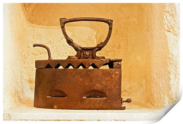 Old Clothes iron featured in Alcove Print by Arfabita  