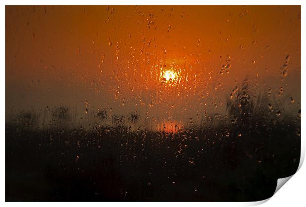 Steamy Sunrise Print by Arfabita  