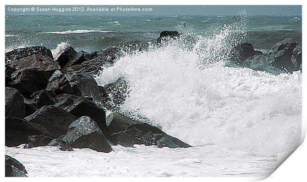 Mother Natures Force and Beauty Print by Susan Medeiros