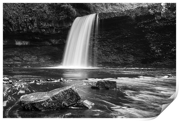 Sgwd Gwladys/Lady Falls Print by Mark Harper