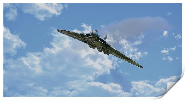 Vulcan Bomber Print by paul lewis