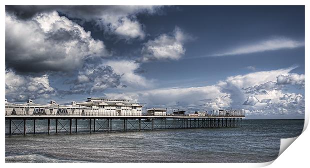 Paignton Pier. Print by Louise Wagstaff
