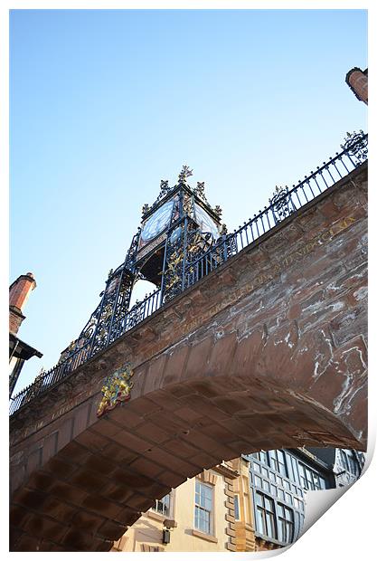 Eastgate Clock Chester Print by Ben Welsh