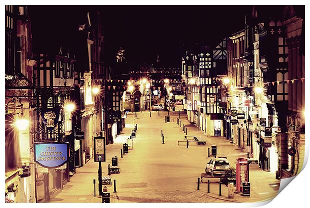 Chester City Print by Ben Welsh