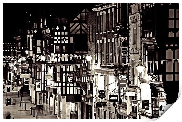 Chester City Print by Ben Welsh