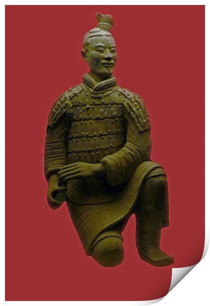 Terracota Warrior Print by Reg Dobson