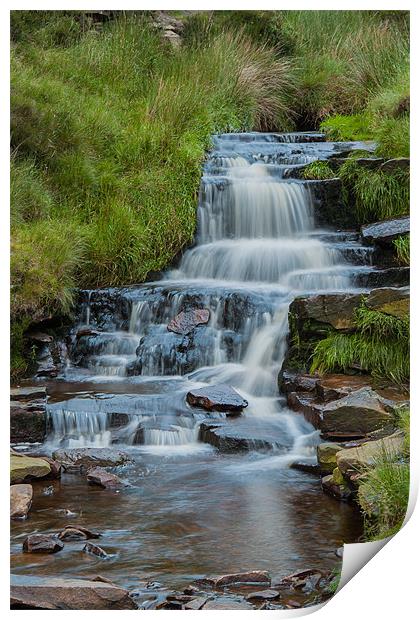 Peak District Waterfall Print by Jonathan Swetnam