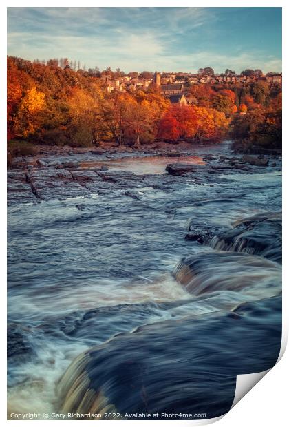 Richmond Falls Print by Gary Richardson