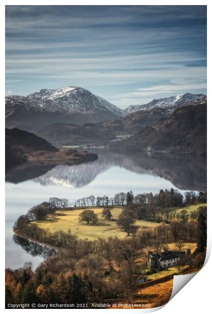 Outdoor mountain Print by Gary Richardson