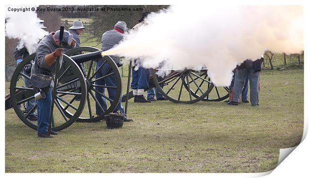 The American civil war Print by Roy Evans