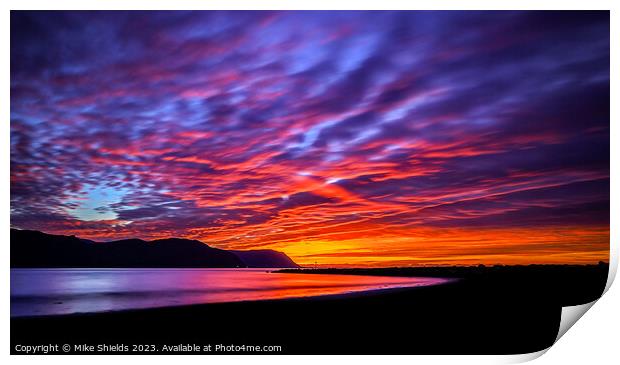 Stunning Cloud Sunset Print by Mike Shields