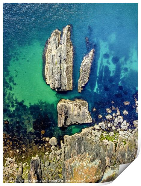 Hand of Rock Print by Mike Shields