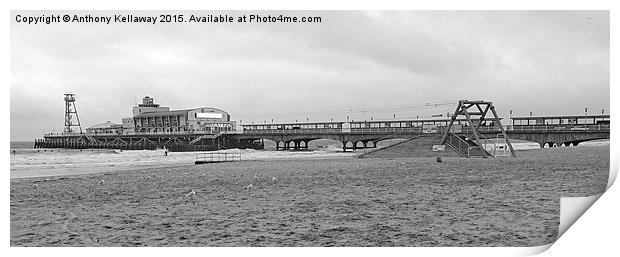  BOURNEMOUTH PIER Print by Anthony Kellaway