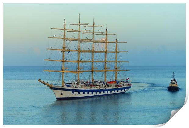           ROYAL CLIPPER                      Print by Anthony Kellaway