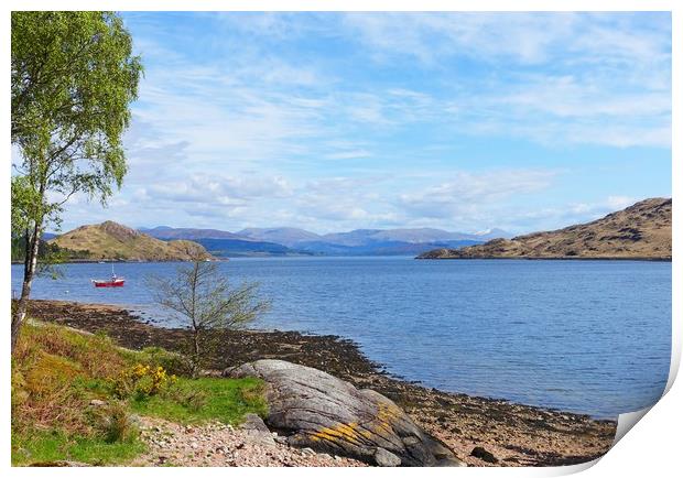            Loch a'Choire                     Print by Anthony Kellaway