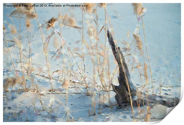 Driftwood Abstract Print by Betty LaRue