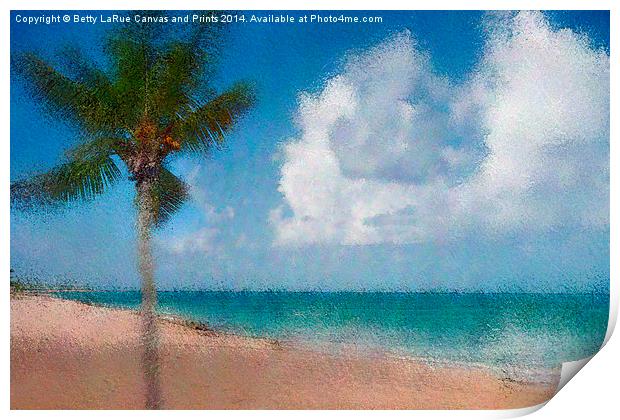 Caribbean Dreams Print by Betty LaRue