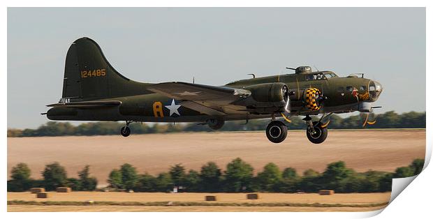 Boeing B-17 Flying Fortress Print by Adam Withers
