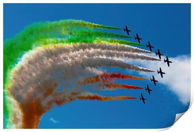 Frecce Tricolori on Display Print by Adam Withers