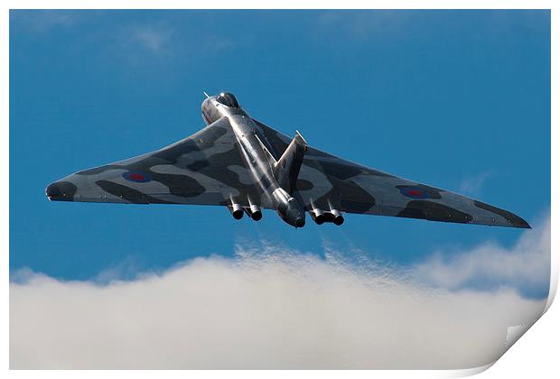 Vulcan Bomber XH558 Print by Adam Withers