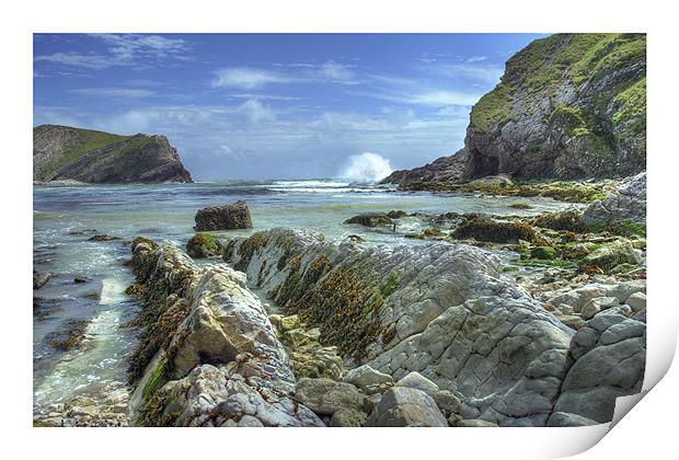 Lulworth Cove Print by Andrew Roland